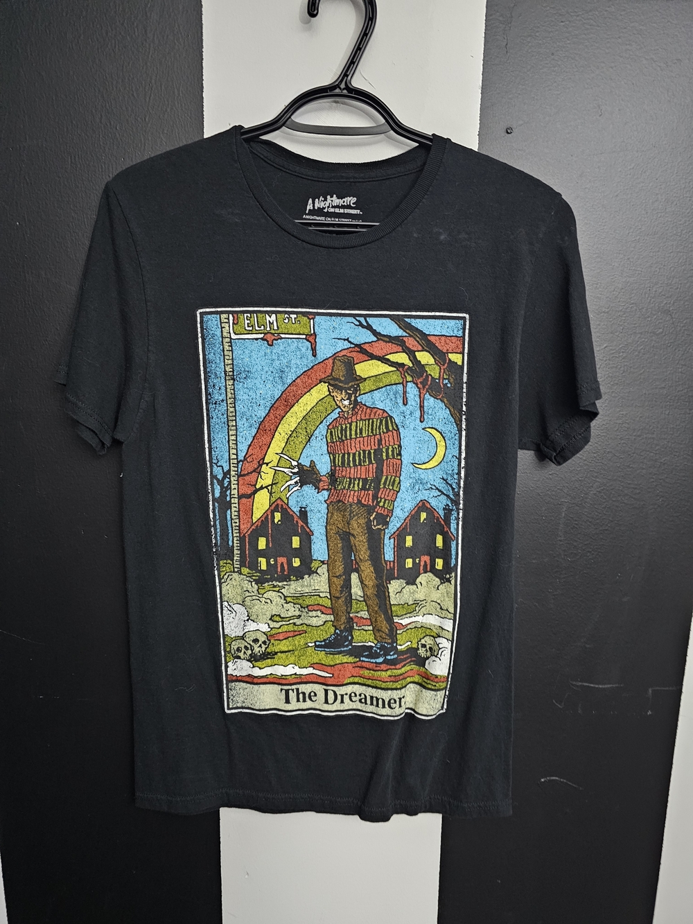 Black 'The Dreamer' Graphic Tee by A Nightmare